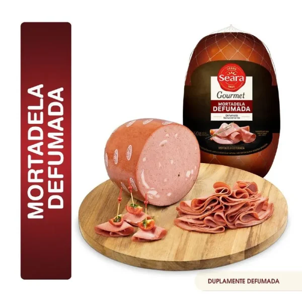 Mortadela Seara Gourmet Defumada Fatiada 206g